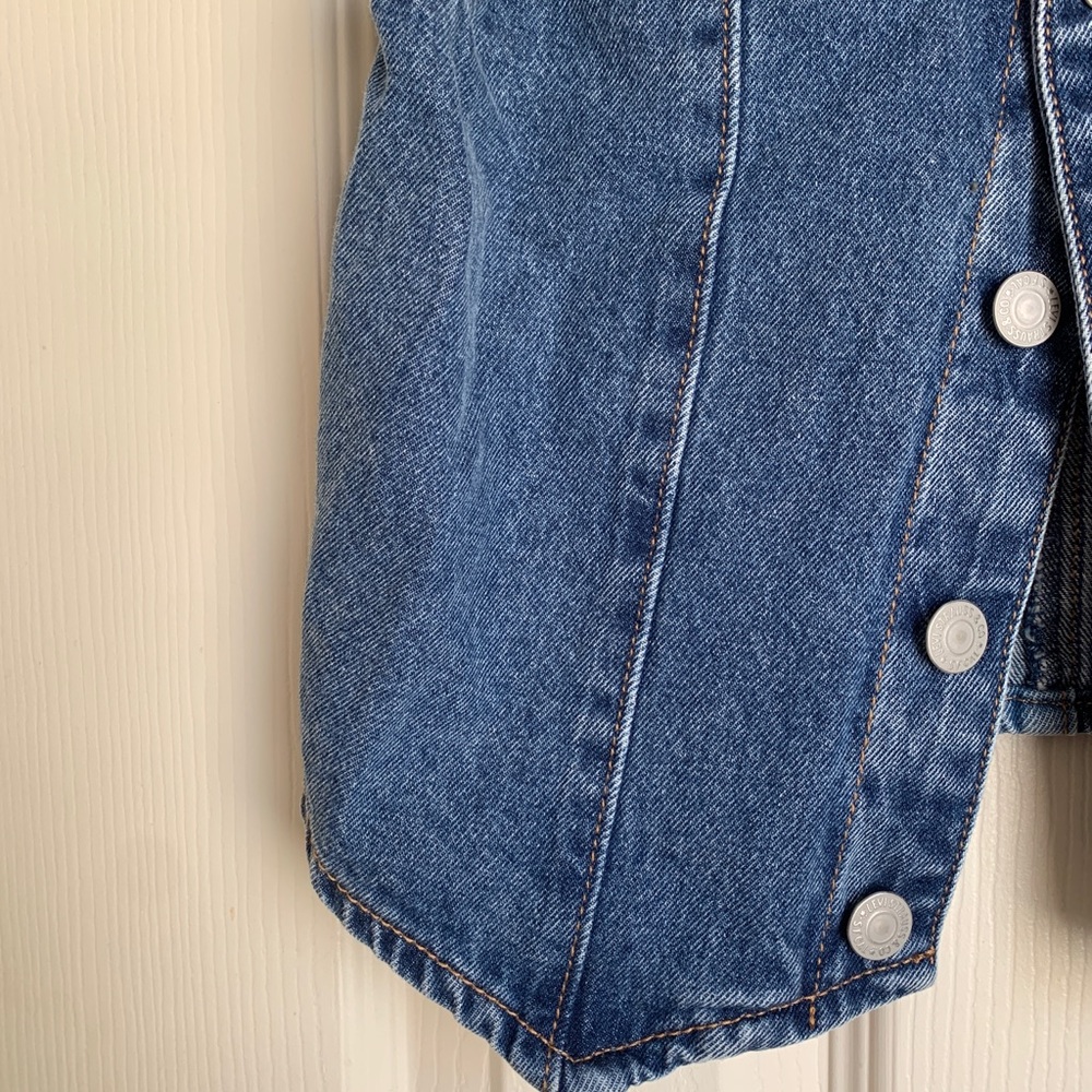 Levi's Kids Blue Denim Button Vest - Picture 3 of 6